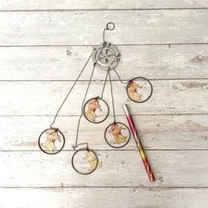 Angels Windchime Outdoor Home Decorations Metal Wind Chime Hanging Decor